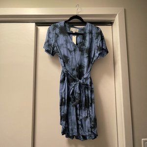 Anthropologie Cloth & Stone Liv Tie-Front Mini Dress *NEVER WORN*